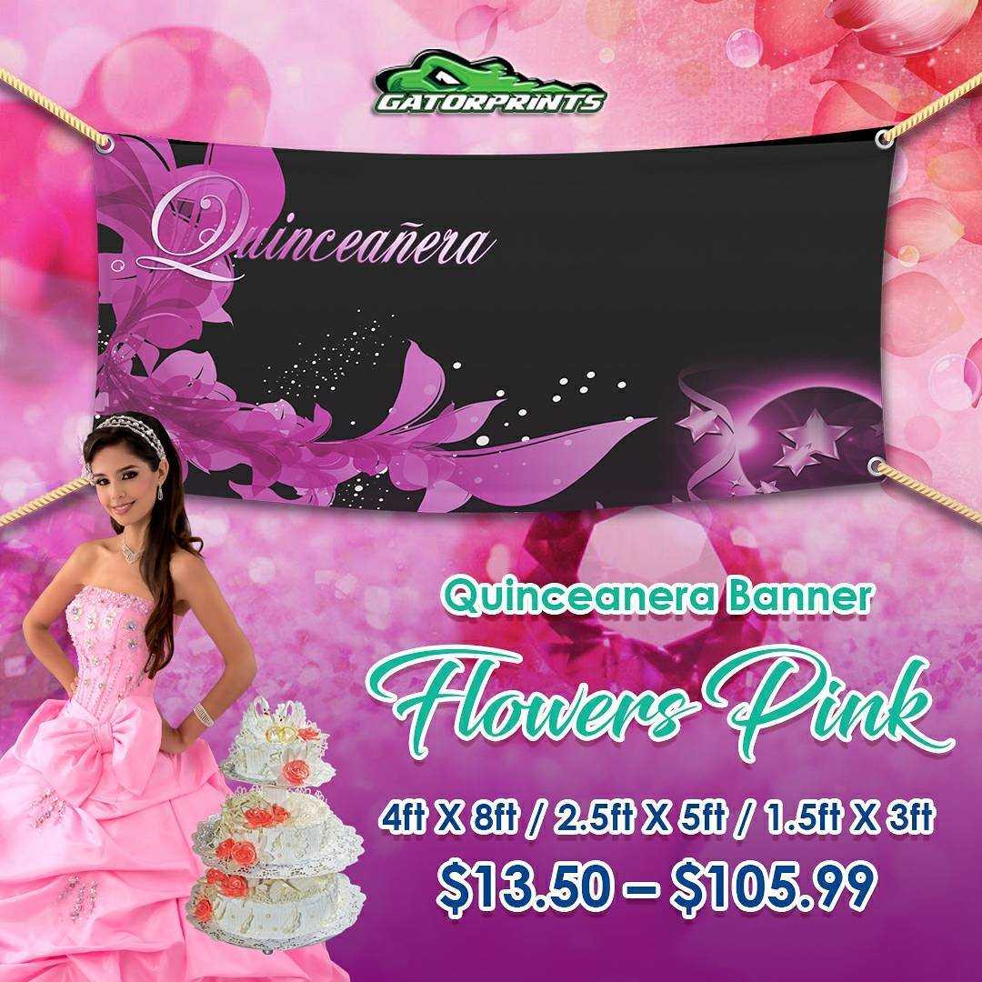 Design Your Own Quinceañera Banner Or Use Anyone Of Our With Sweet 16 Banner Template