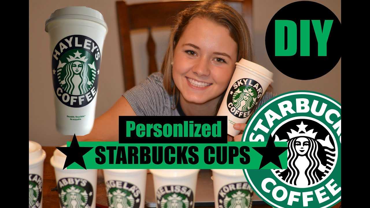 Diy – Personlized Starbucks Cups Within Starbucks Create Your Own Tumbler Blank Template