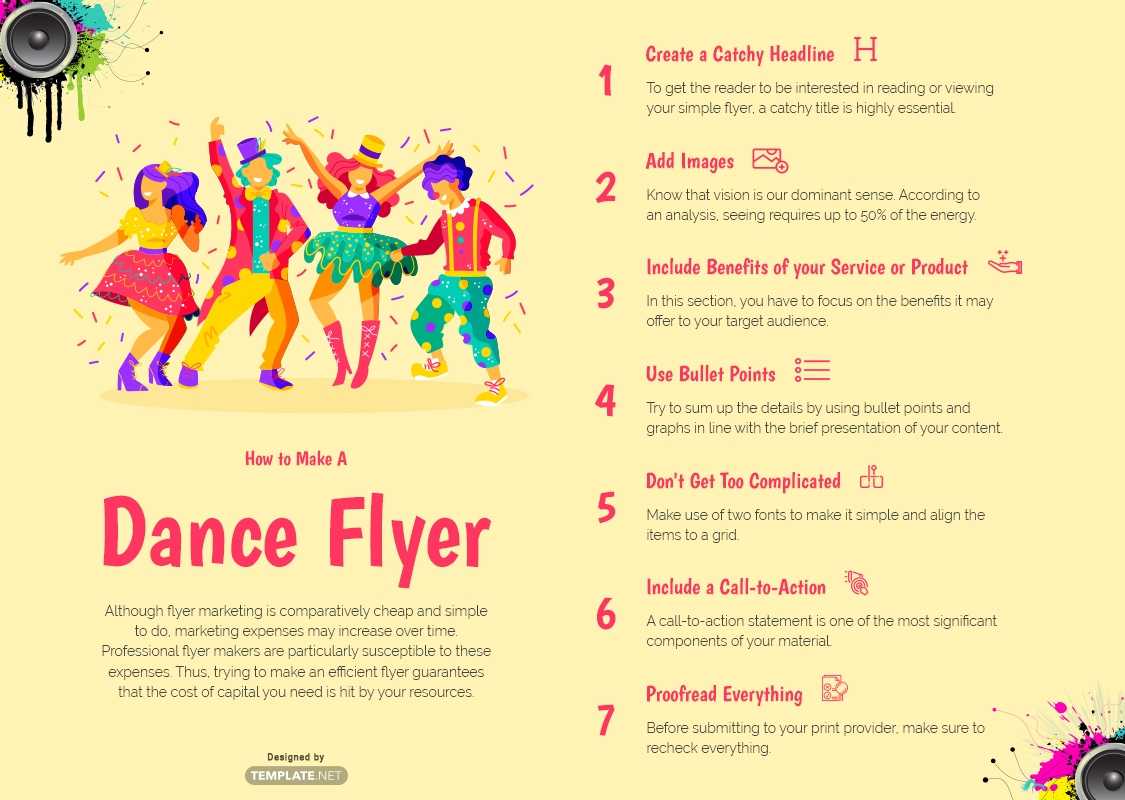 Download 22+ Dance Flyer Templates – Word (Doc) | Psd In Dance Flyer Template Word