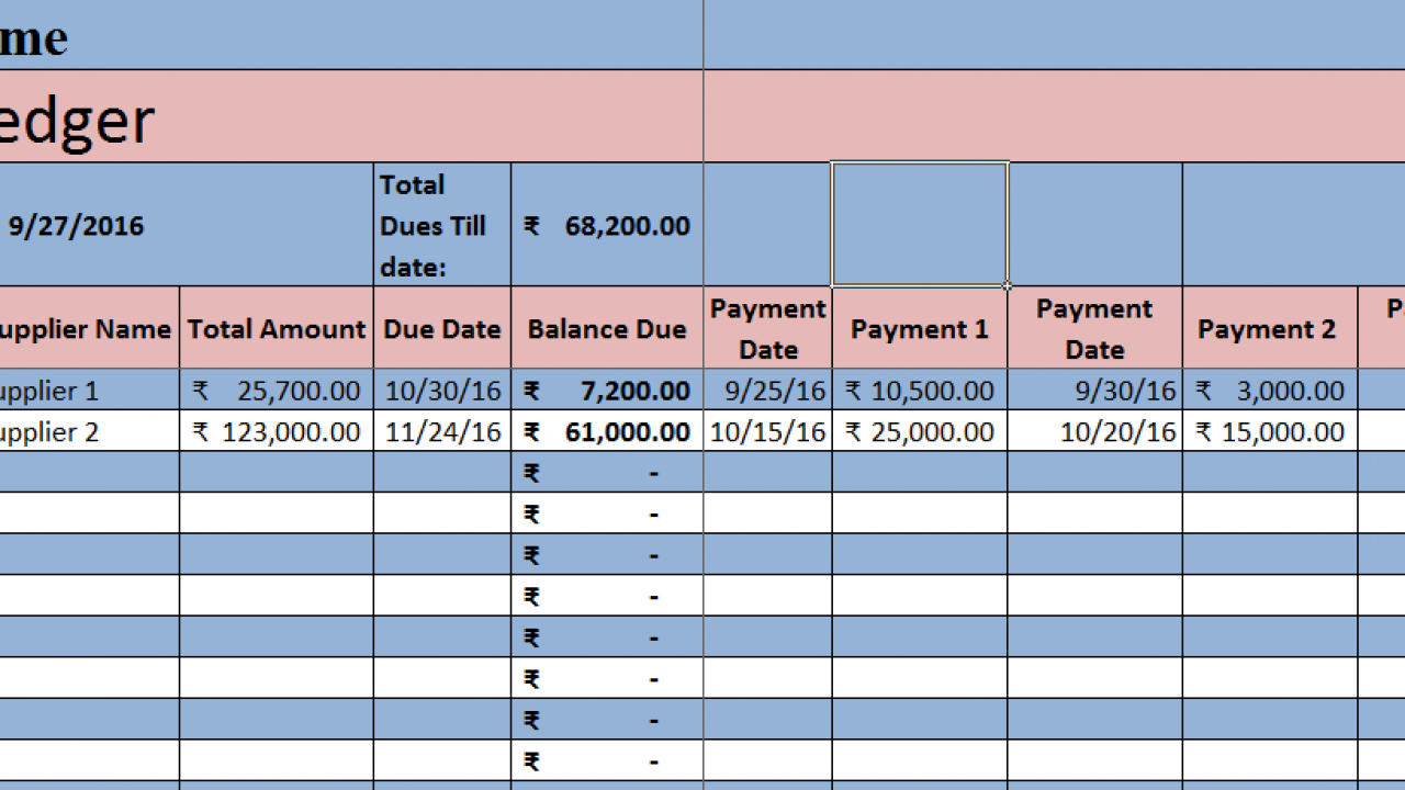 Download Accounts Payable Excel Template – Exceldatapro Within Accounts Receivable Report Template