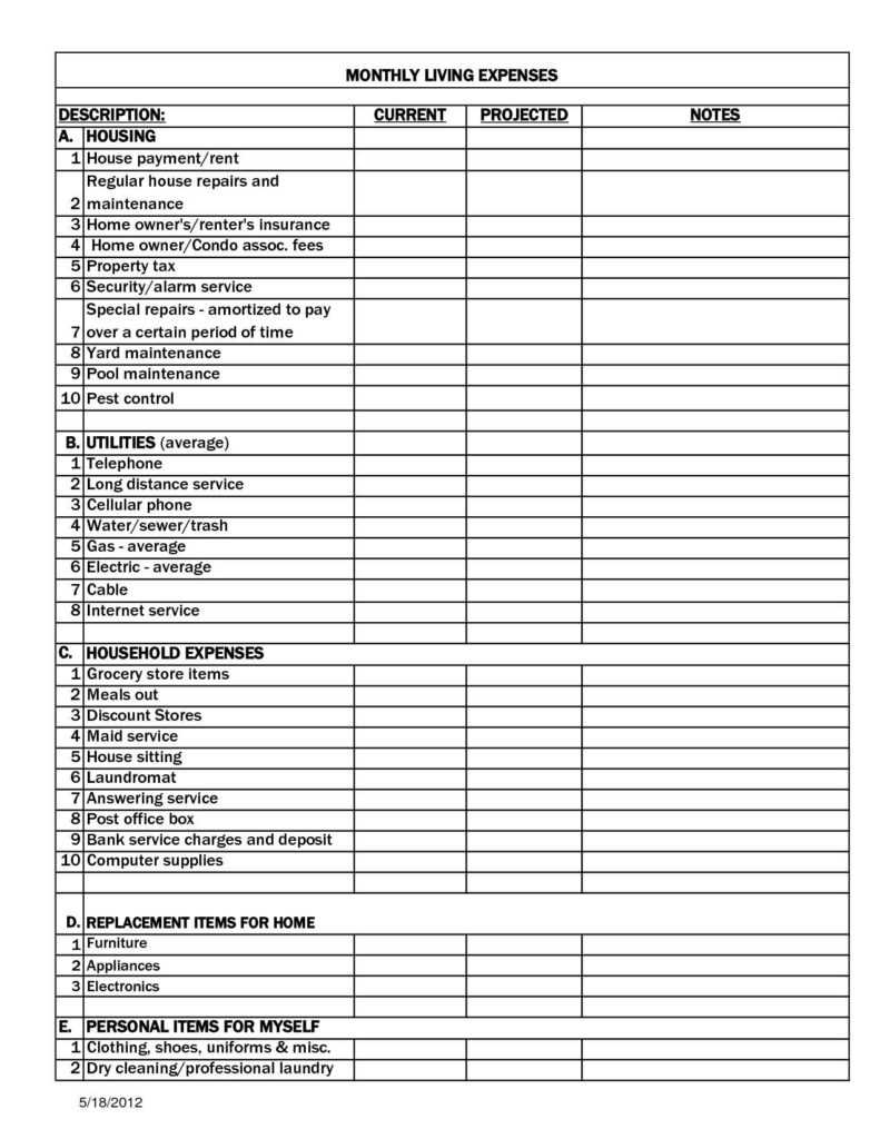 Download Expense Report Template And Monthly Expense Report Intended For Monthly Expense Report Template Excel