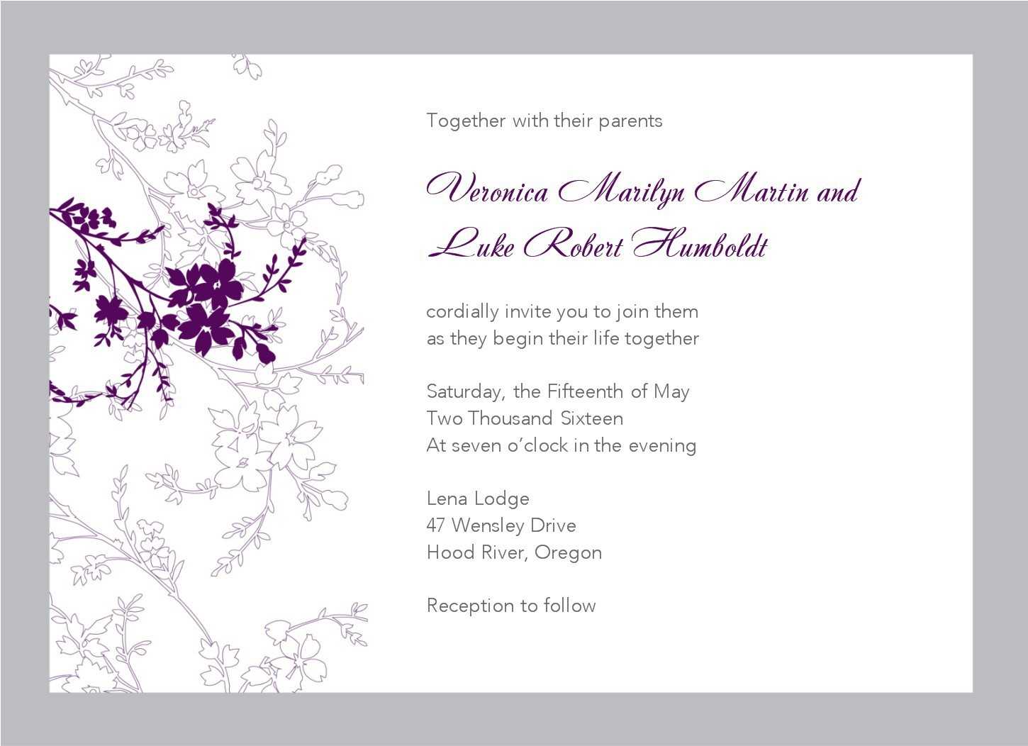 Downloadable Wedding Invitations Templates ~ Wedding Intended For Free Dinner Invitation Templates For Word
