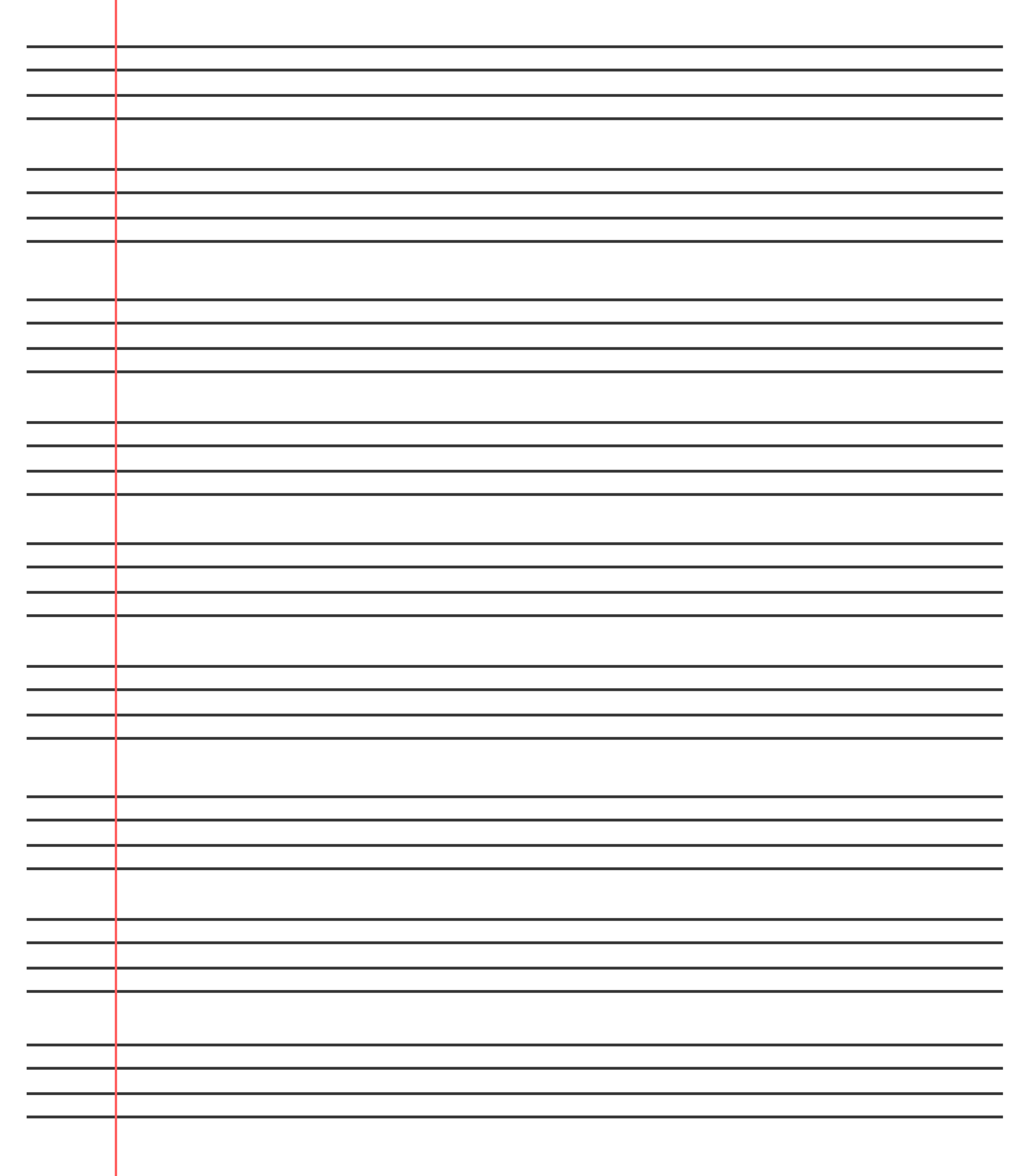 ❤️20+ Free Printable Blank Lined Paper Template In Pdf❤️ For Ruled Paper Template Word