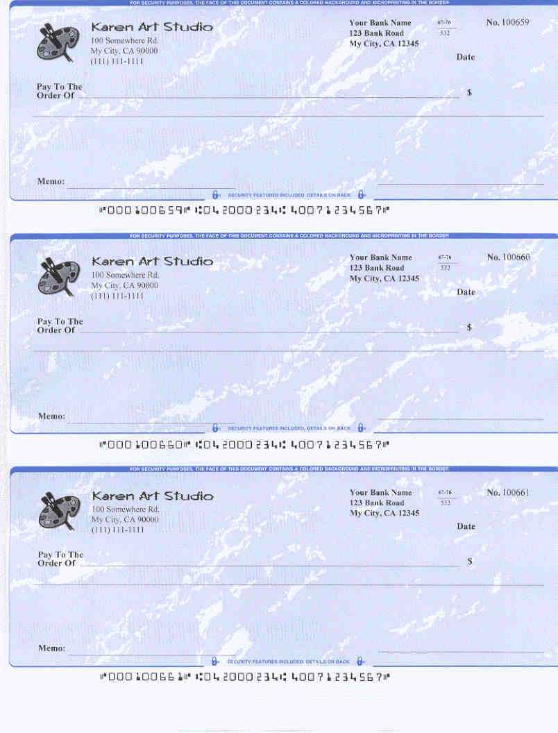 Easy To Use Check Writing And Printing Software For All Inside Customizable Blank Check Template