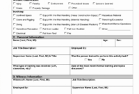 Editable Accident Estigation Form Template Uk Report Format with Investigation Report Template Doc