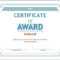 Editable Award Certificate Template In Word #1476 Throughout Throughout Blank Award Certificate Templates Word