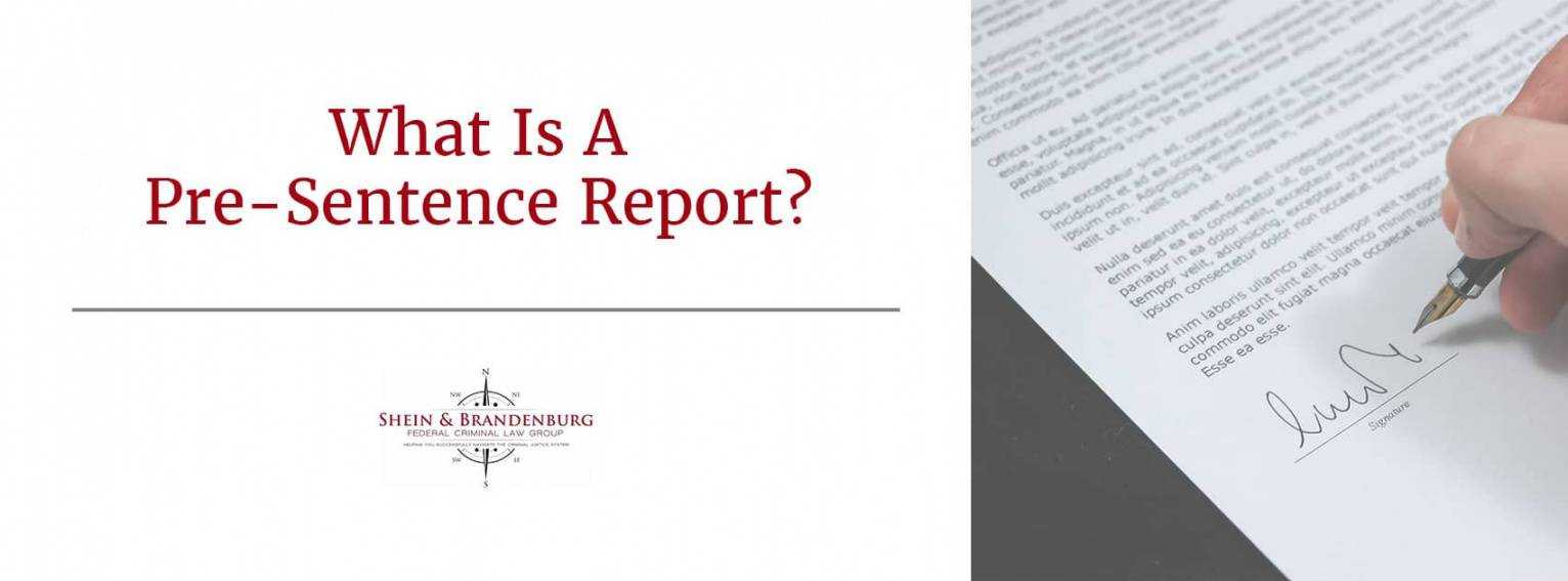 Editable What Is A Presentence Report? Federal Criminal Law For Presentence Investigation Report Template