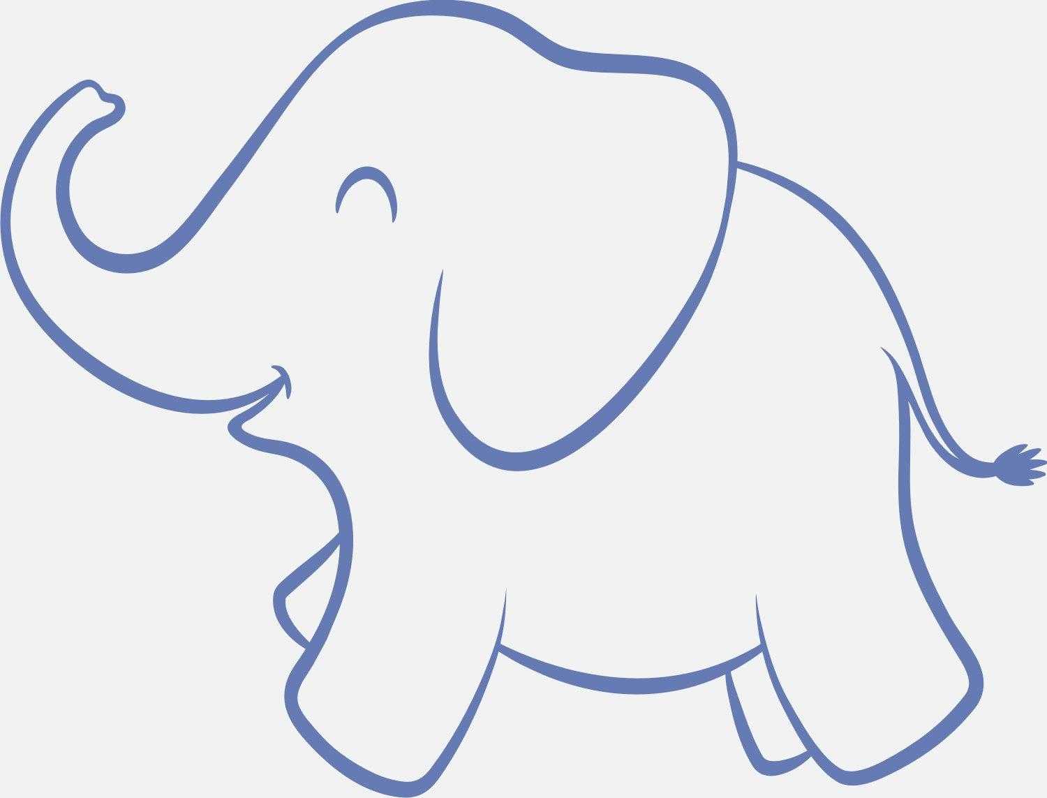 Elephant Outline Blank Elephant Template Bear Ideas On Jpg Intended For Blank Elephant Template
