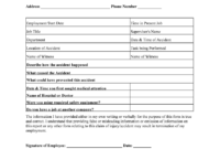 Employee Incident Report Templates - Barati.ald2014 in Generic Incident Report Template