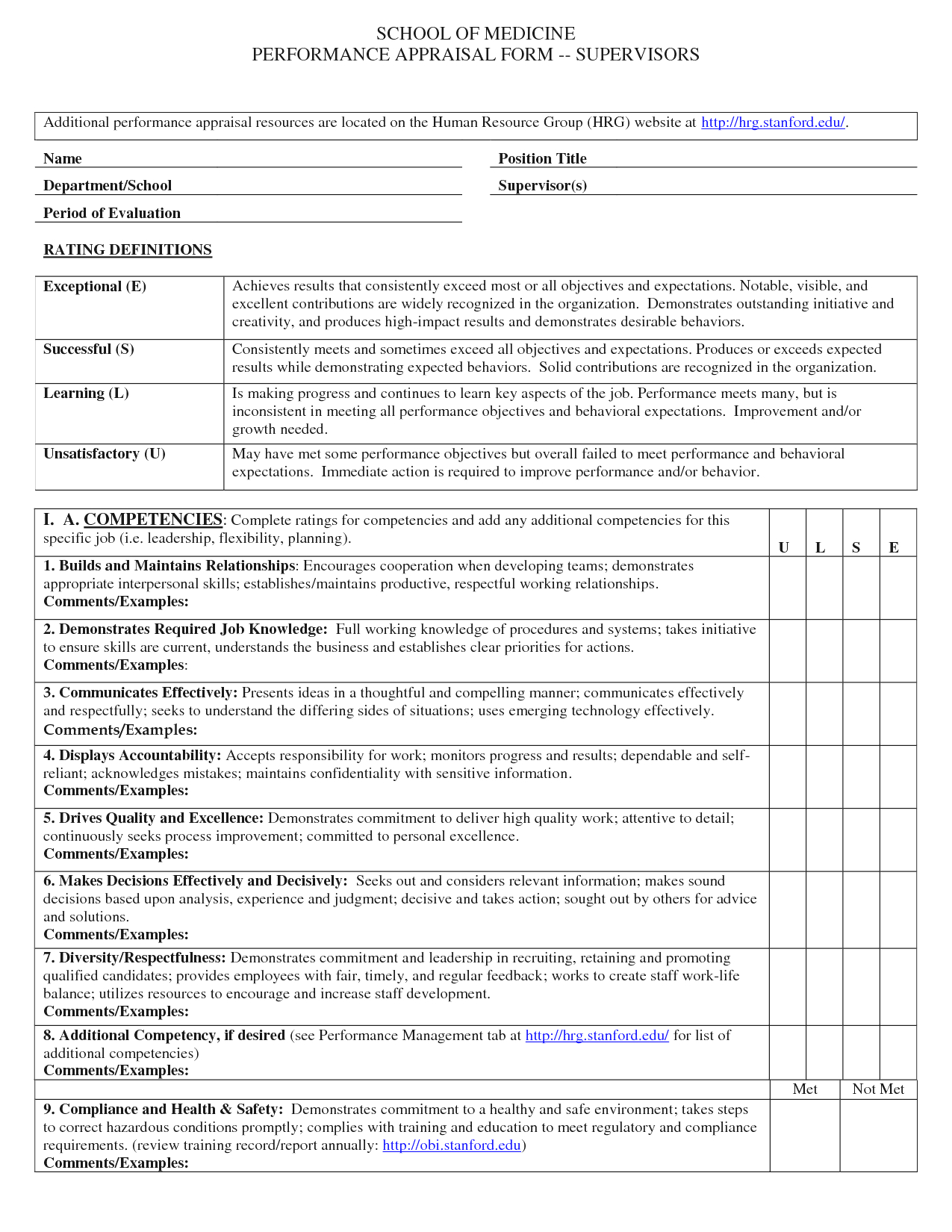 Employee Performance Evaluation Report Sample And Within Website Evaluation Report Template