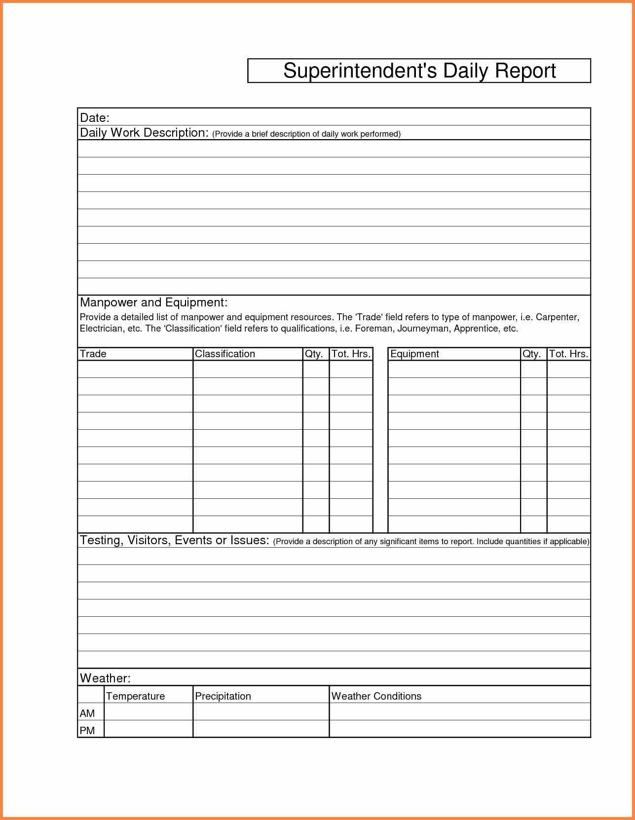 Escrow Analysis Spreadsheet And Sales Port Sample Free Daily Intended For Daily Report Sheet Template
