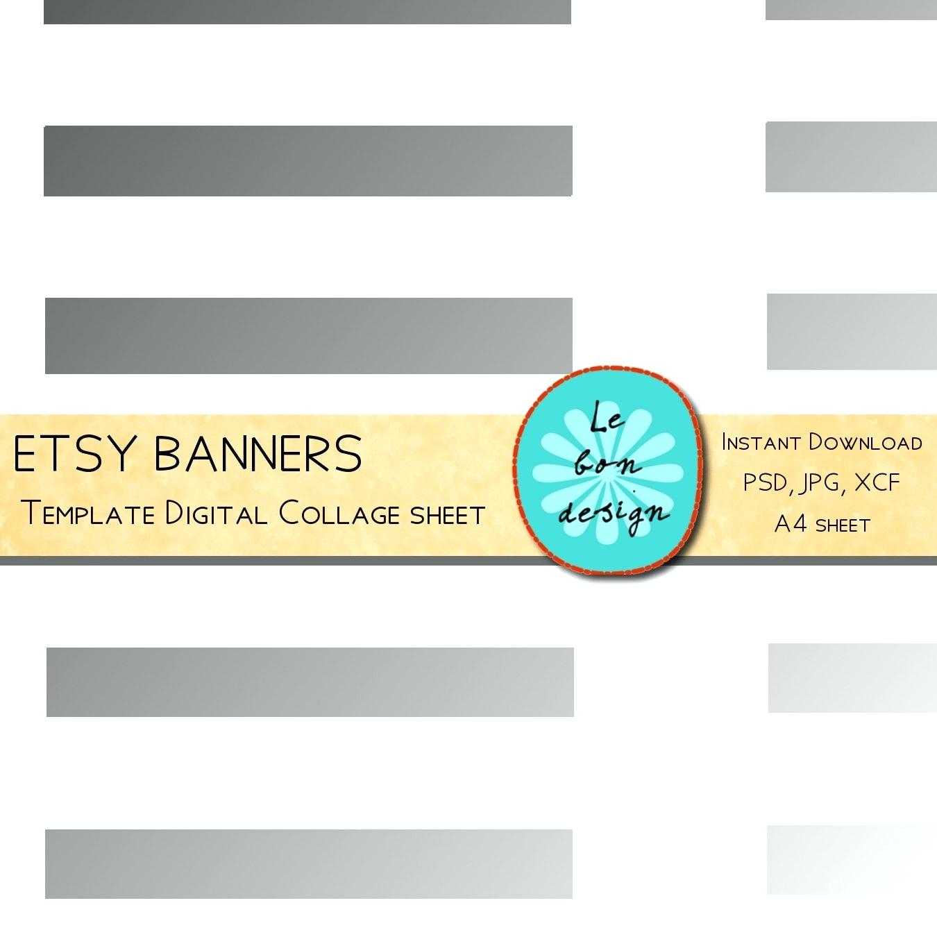 Etsy Banner Template – Bestawnings With Free Etsy Banner Template