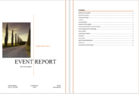 Event Report Template - Microsoft Word Templates in Simple Report Template Word