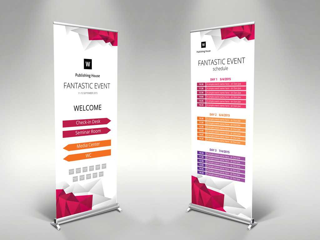 Event Roll Up Banner Template – Themzy Templates With Event Banner Template