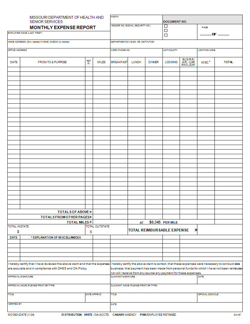 Expense Report Worksheet Template | Templates At Within Expense Report Spreadsheet Template