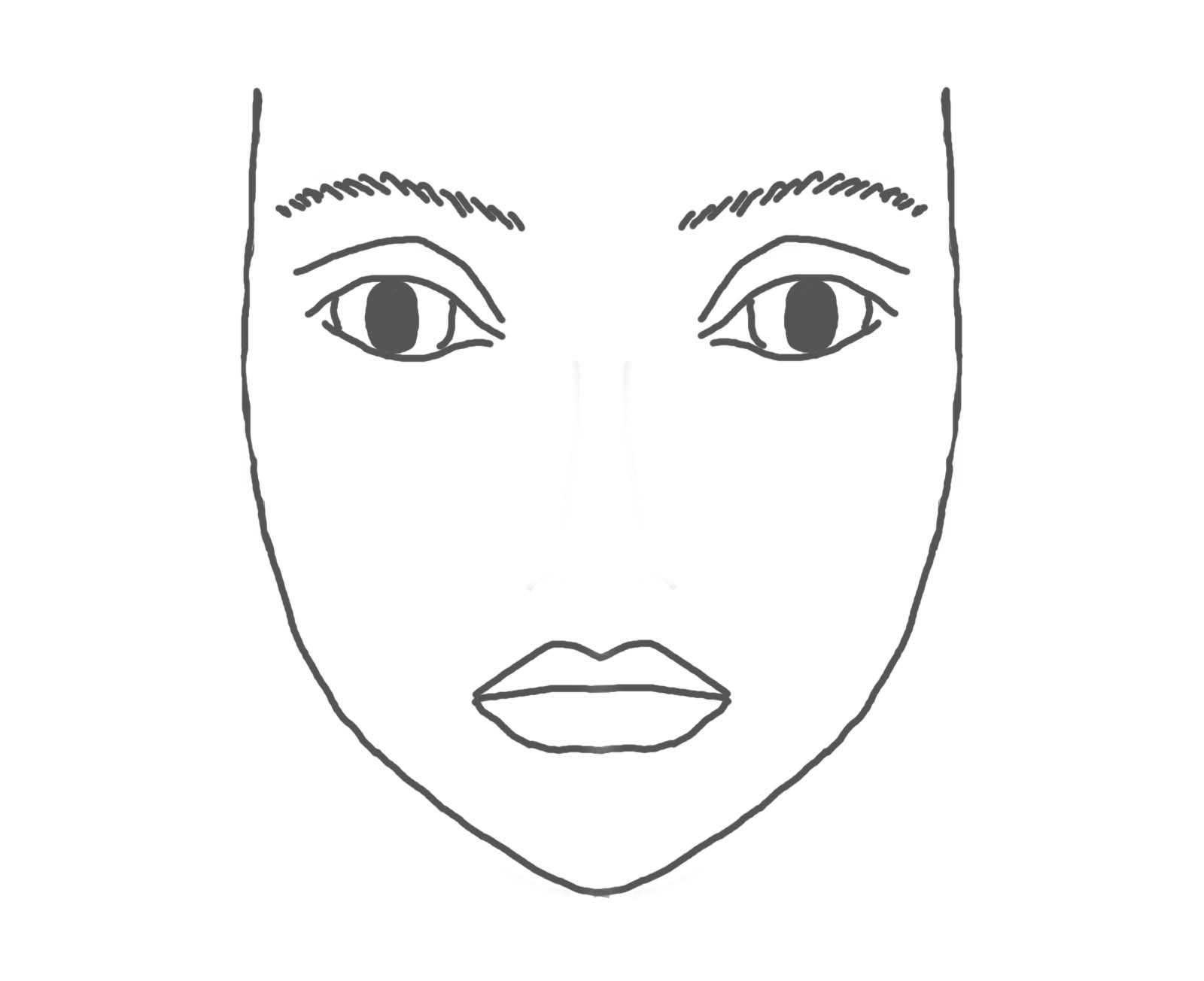 Face Clipart Template Within Blank Face Template Preschool