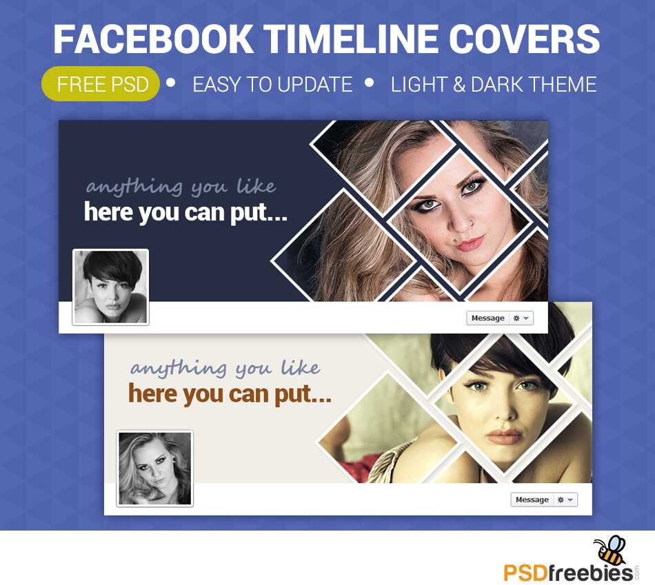 Facebook Timeline Covers Free Psd | Psdfreebies For Facebook Banner Template Psd