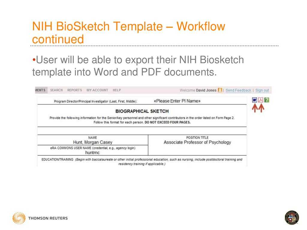 Faculty Activity Information Reporting System – Ppt Download In Nih Biosketch Template Word