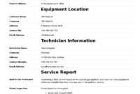 Field Service Report Template (Better Format Than Word for Field Report Template