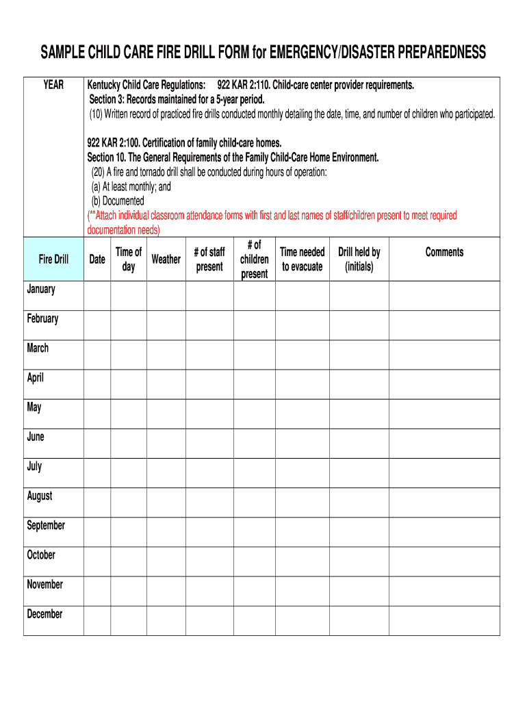 Fire Drill Template – Fill Out And Sign Printable Pdf Template | Signnow In Emergency Drill Report Template