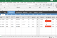 Fleet Management Spreadsheet Excel with Fleet Report Template