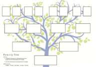 Free Ancestry Tree Template - Medieval Emporium within Blank Tree Diagram Template