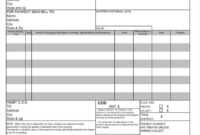 Free Bill Of Lading Template Excel - Karan.ald2014 regarding Blank Bol Template