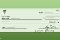 Free Blank Check Template For Powerpoint - Free Powerpoint inside Editable Blank Check Template