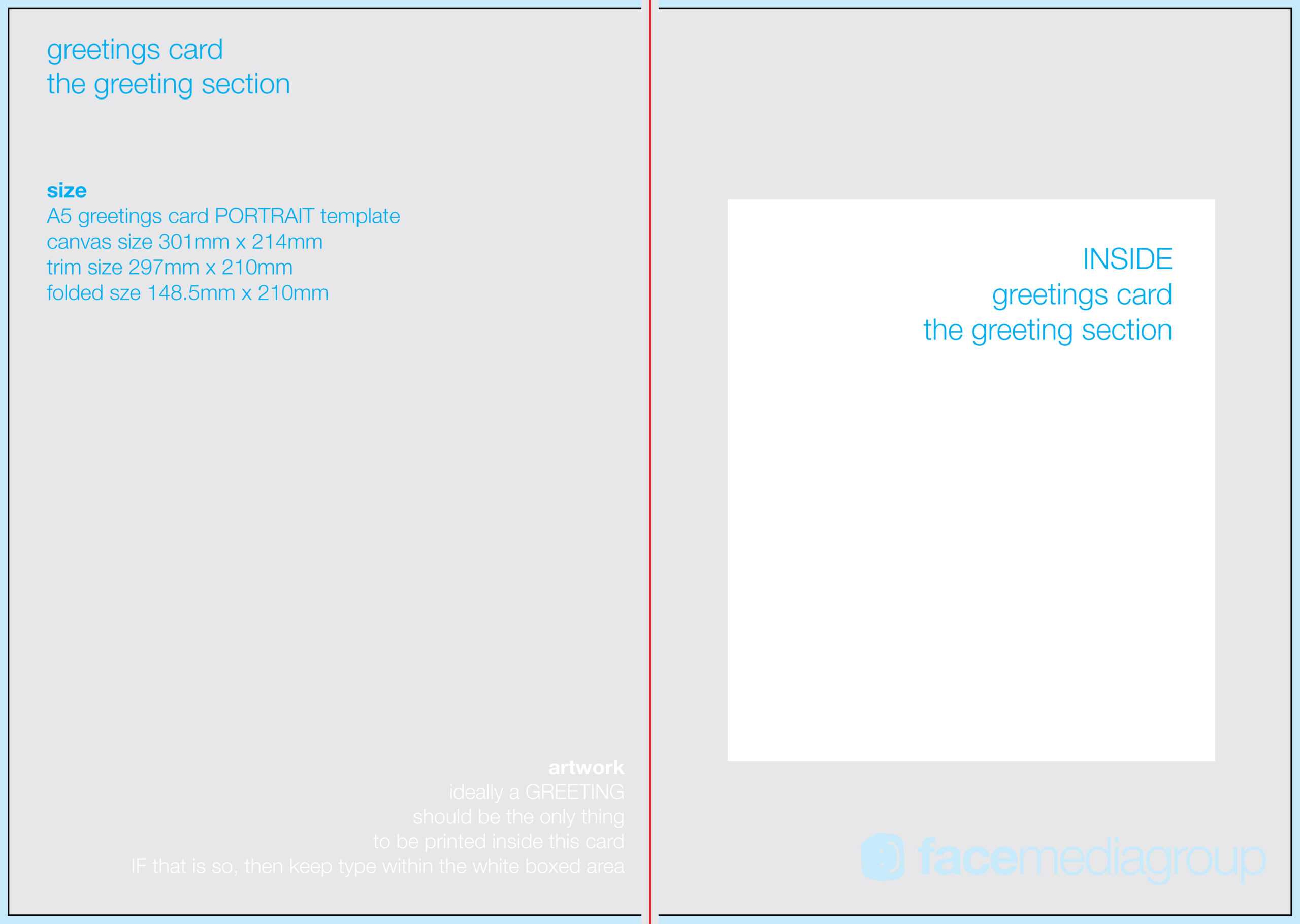 Free Blank Greetings Card Artwork Templates For Download Intended For Free Printable Blank Greeting Card Templates