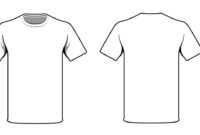 Free Blank T-Shirt, Download Free Clip Art, Free Clip Art On intended for Blank Tshirt Template Pdf