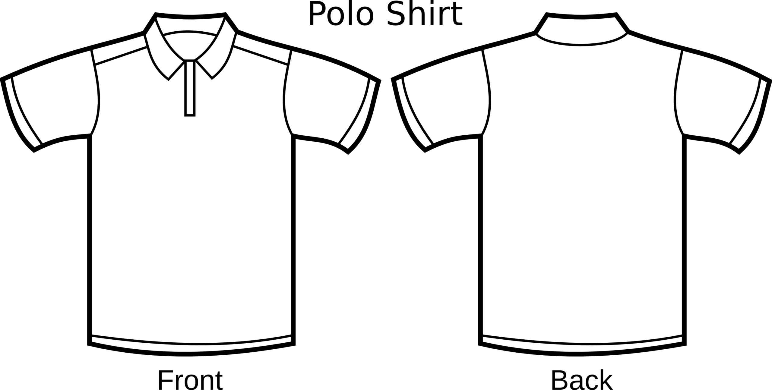 Free Blank T Shirt Outline, Download Free Clip Art, Free For Printable Blank Tshirt Template