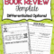 Free Book Review Template! With Regard To 2Nd Grade Book Report Template