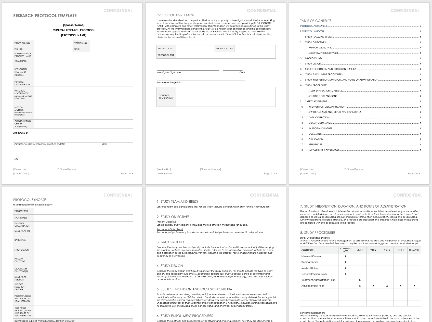 Free Clinical Trial Templates | Smartsheet Intended For Intervention Report Template