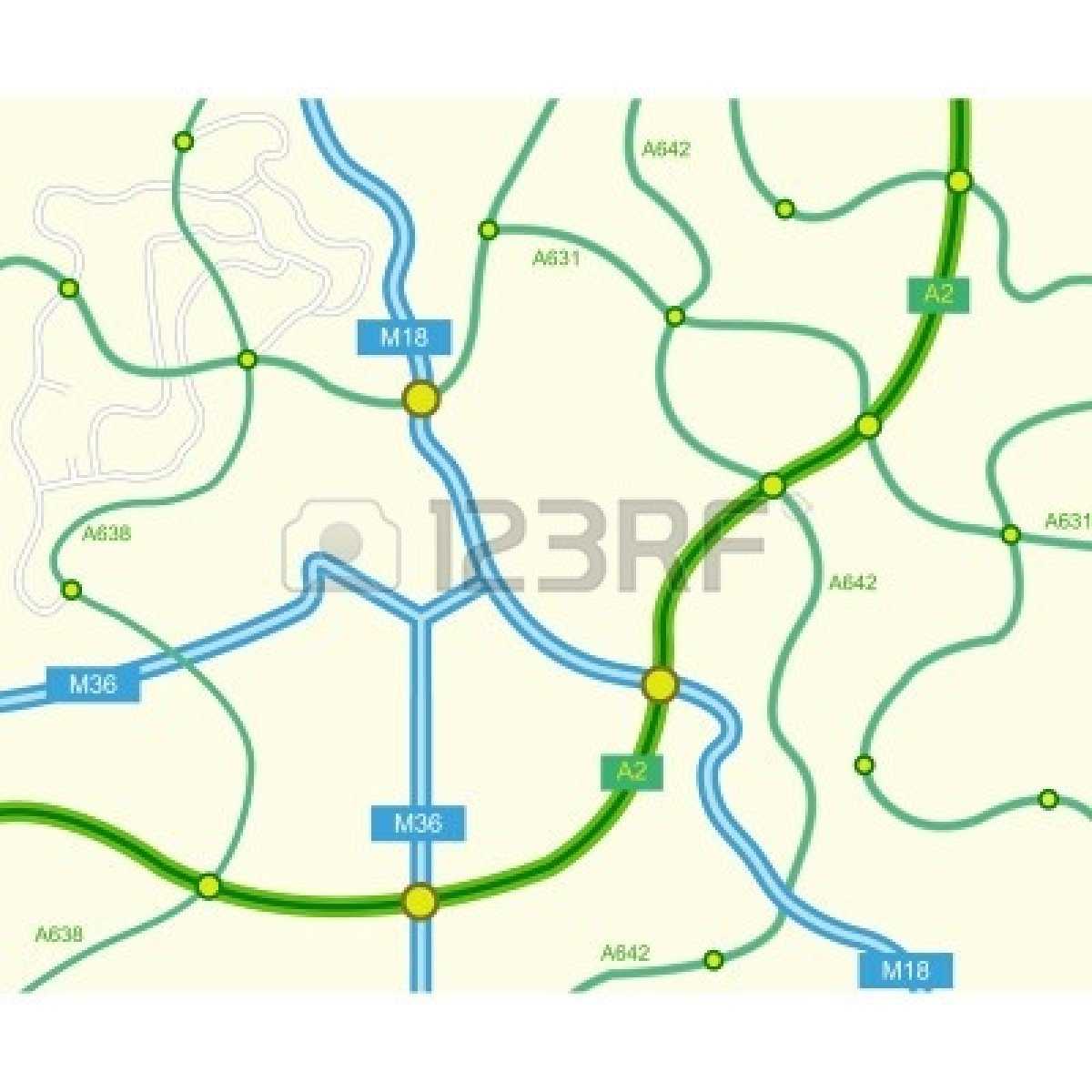 Free Clipart Road Map Pertaining To Blank Road Map Template