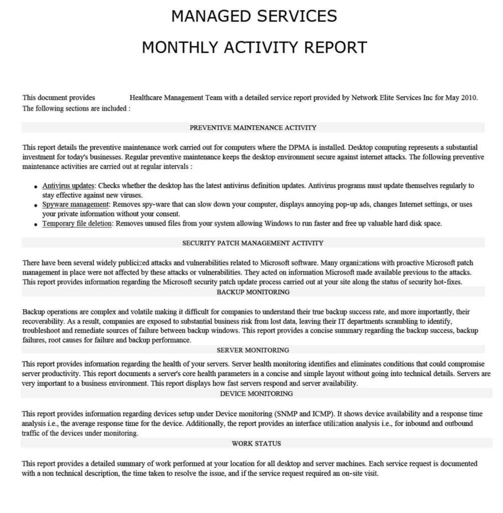 Free Daily Sales Report Template And Managed It Report With Regard To How To Write A Work Report Template