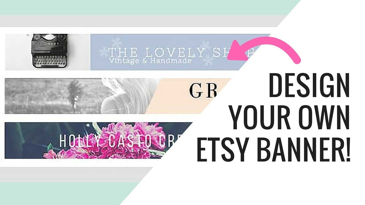 Free Etsy Banner Maker And Easy Tutorial Using Canva For Etsy Banner Template