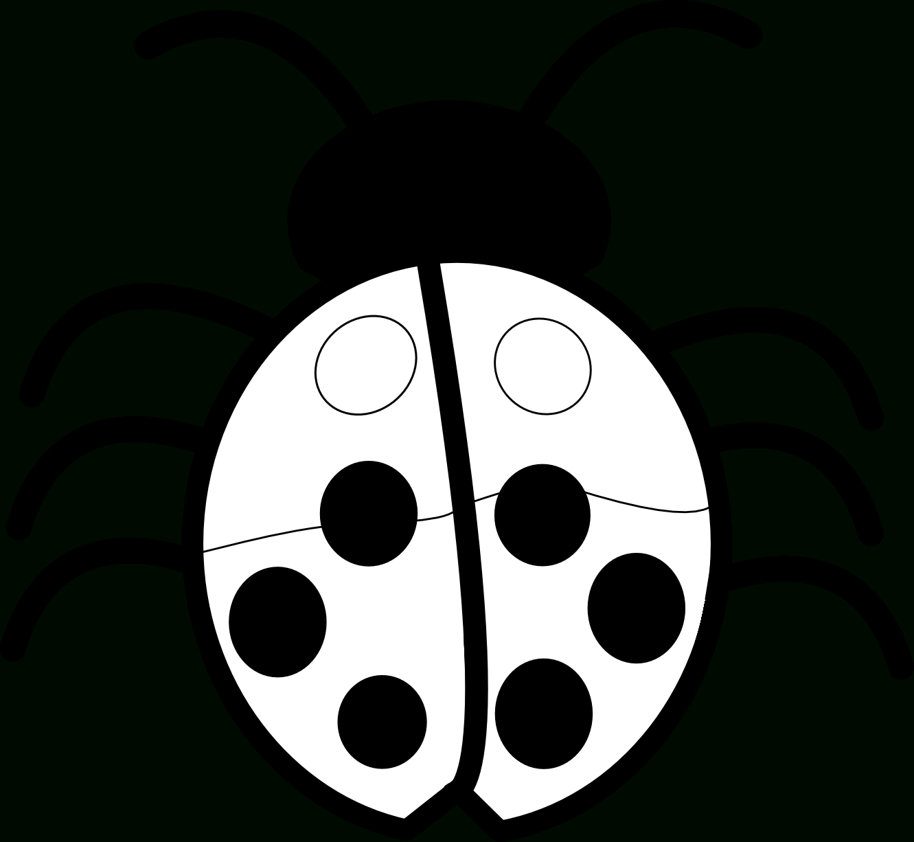 Free Ladybug Outline, Download Free Clip Art, Free Clip Art With Regard To Blank Ladybug Template