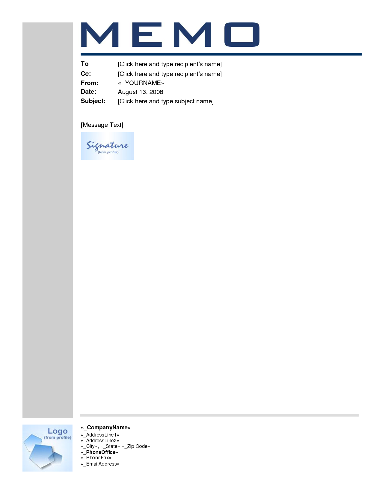 Free Microsoft Word Memo Templates - Karan.ald2014 Pertaining To Memo Template Word 2013