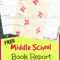 Free Middle School Printable Book Report Form! - Blessed with Middle School Book Report Template