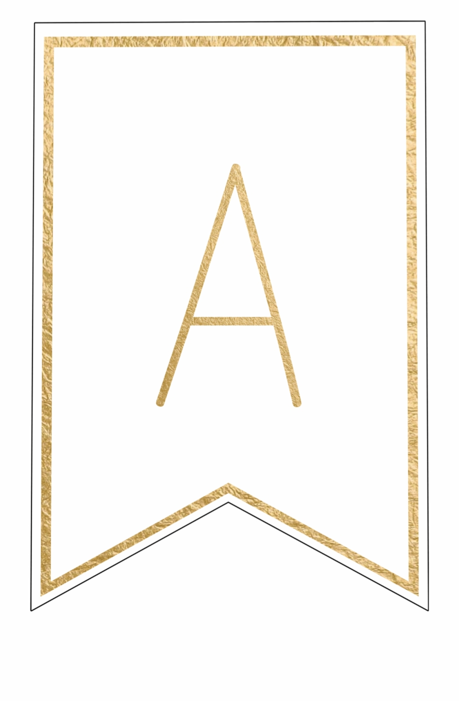 Free Printable Banner Letters Template – Letter Png Gold Regarding Free Printable Party Banner Templates