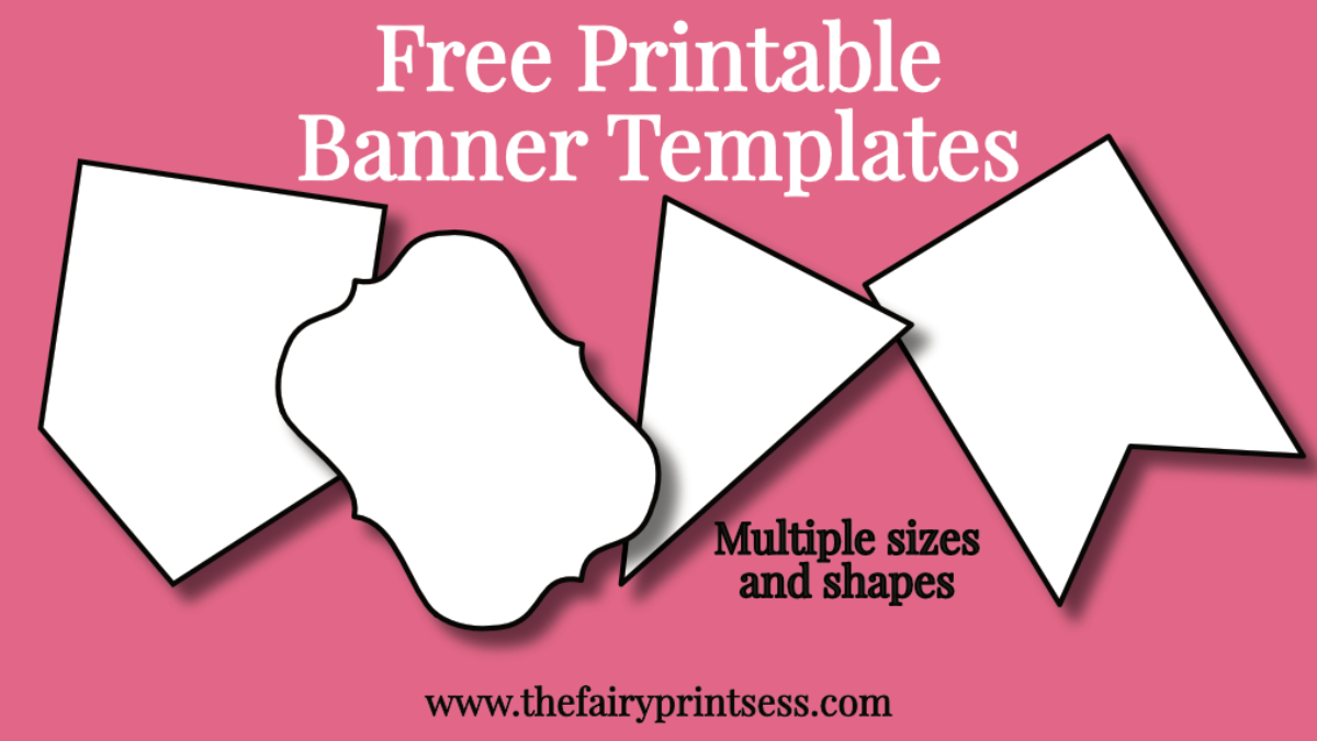 Free Printable Banner Templates – Blank Banners For Diy Pertaining To Banner Cut Out Template
