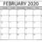 Free Printable Calendar Templates 2020 For Kids In Home Within Full Page Blank Calendar Template