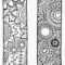 Free Printable Coloring Bookmarks Templates Blank Funeral Intended For Free Blank Bookmark Templates To Print