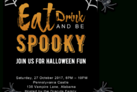 Free Printable Halloween Party Invitations 2018 ✅ [ Template] within Free Halloween Templates For Word