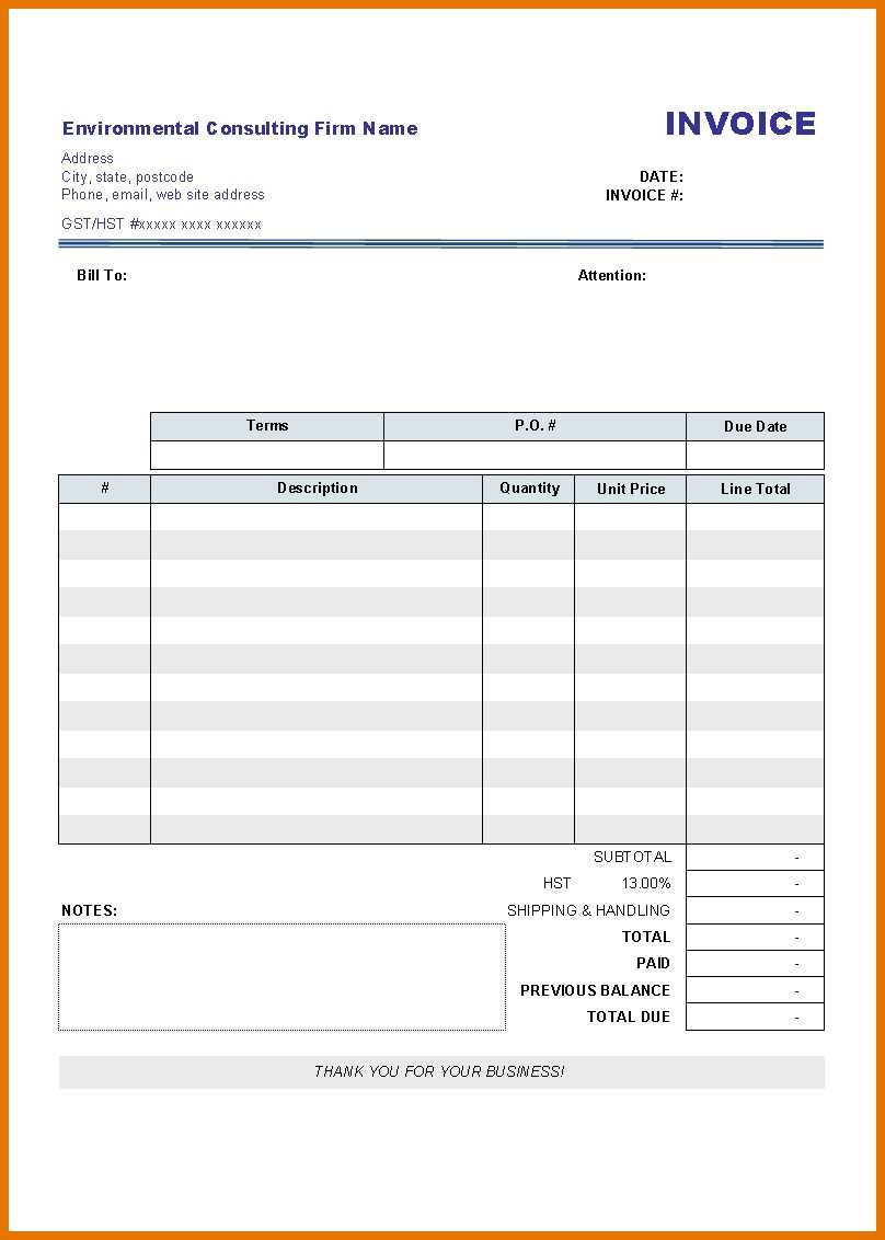 Free Printable Invoice Template Word | Template Business Psd In Free Printable Invoice Template Microsoft Word