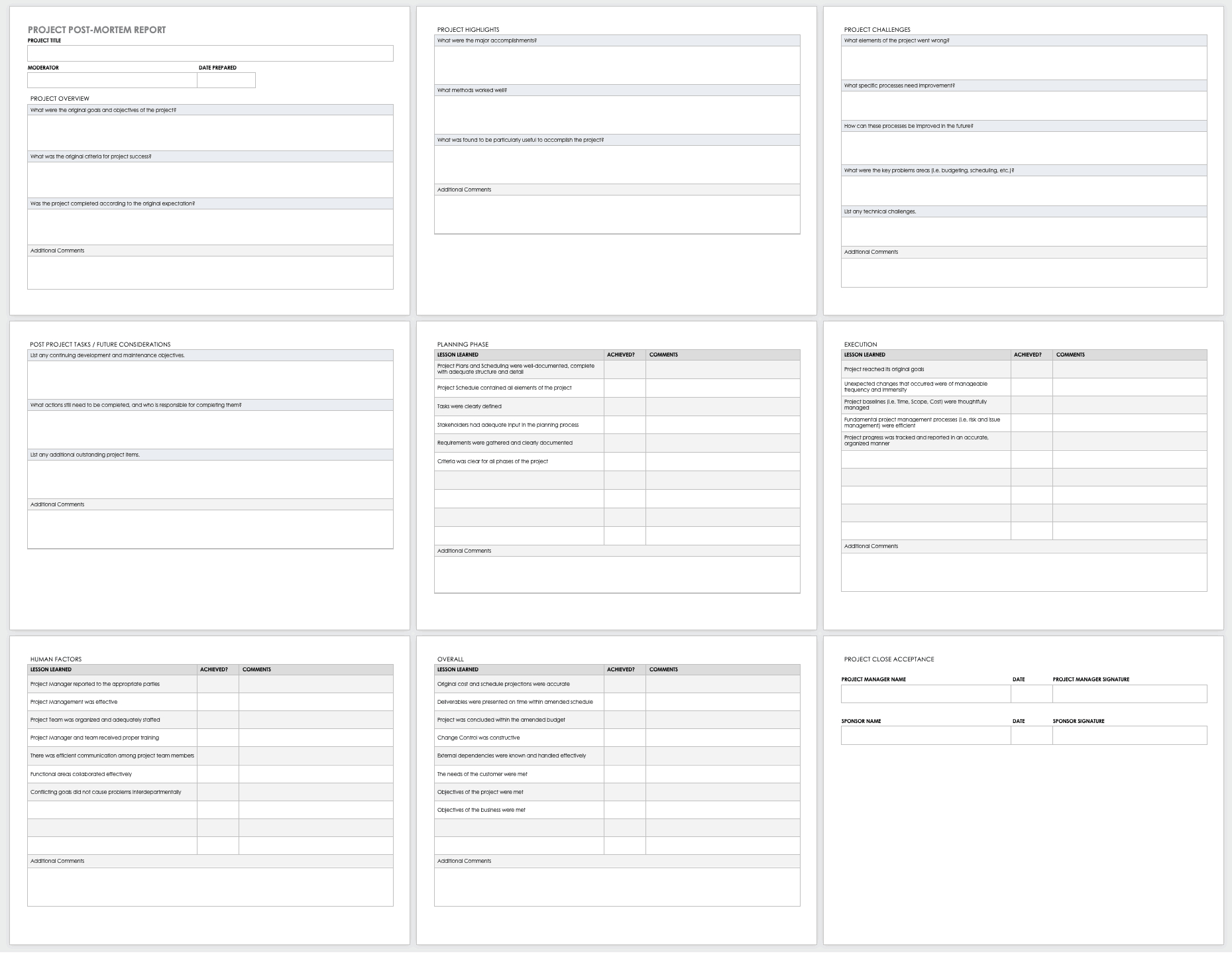Free Project Report Templates | Smartsheet For Medical Report Template Free Downloads