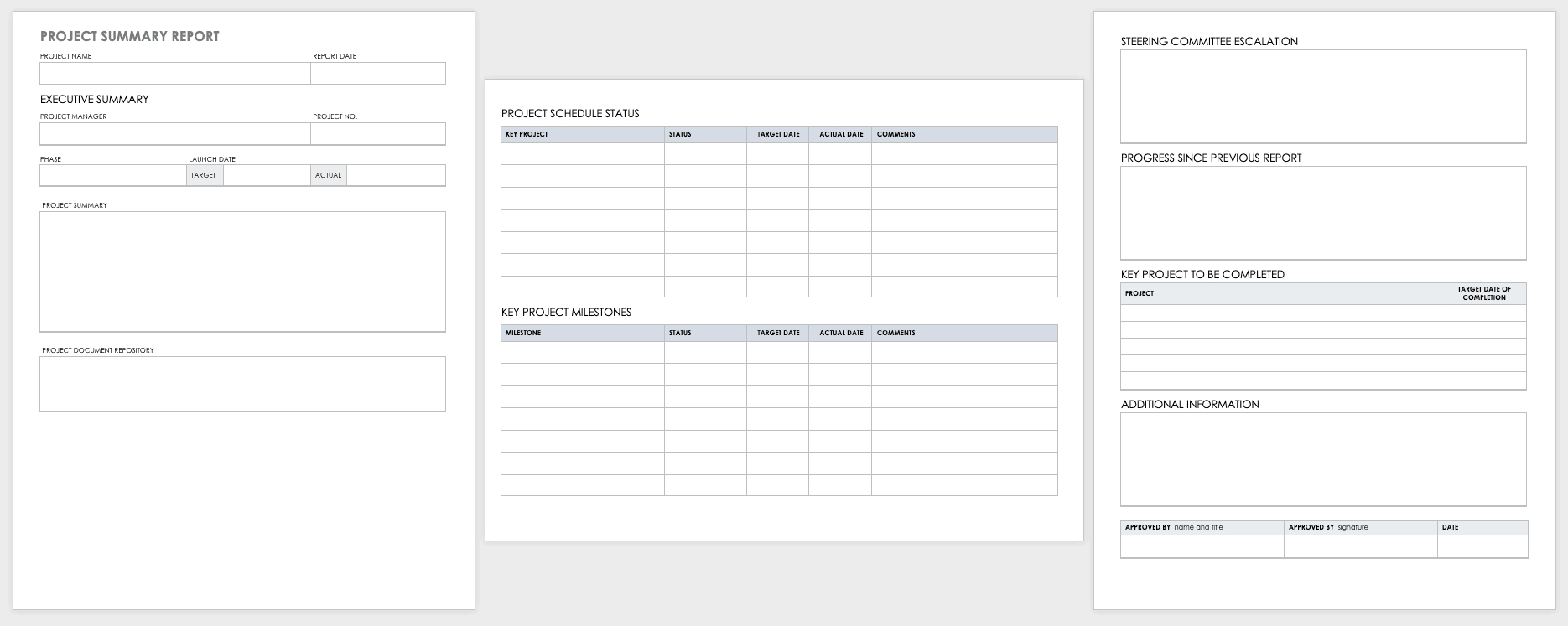 Free Project Report Templates | Smartsheet For Work Summary Report Template