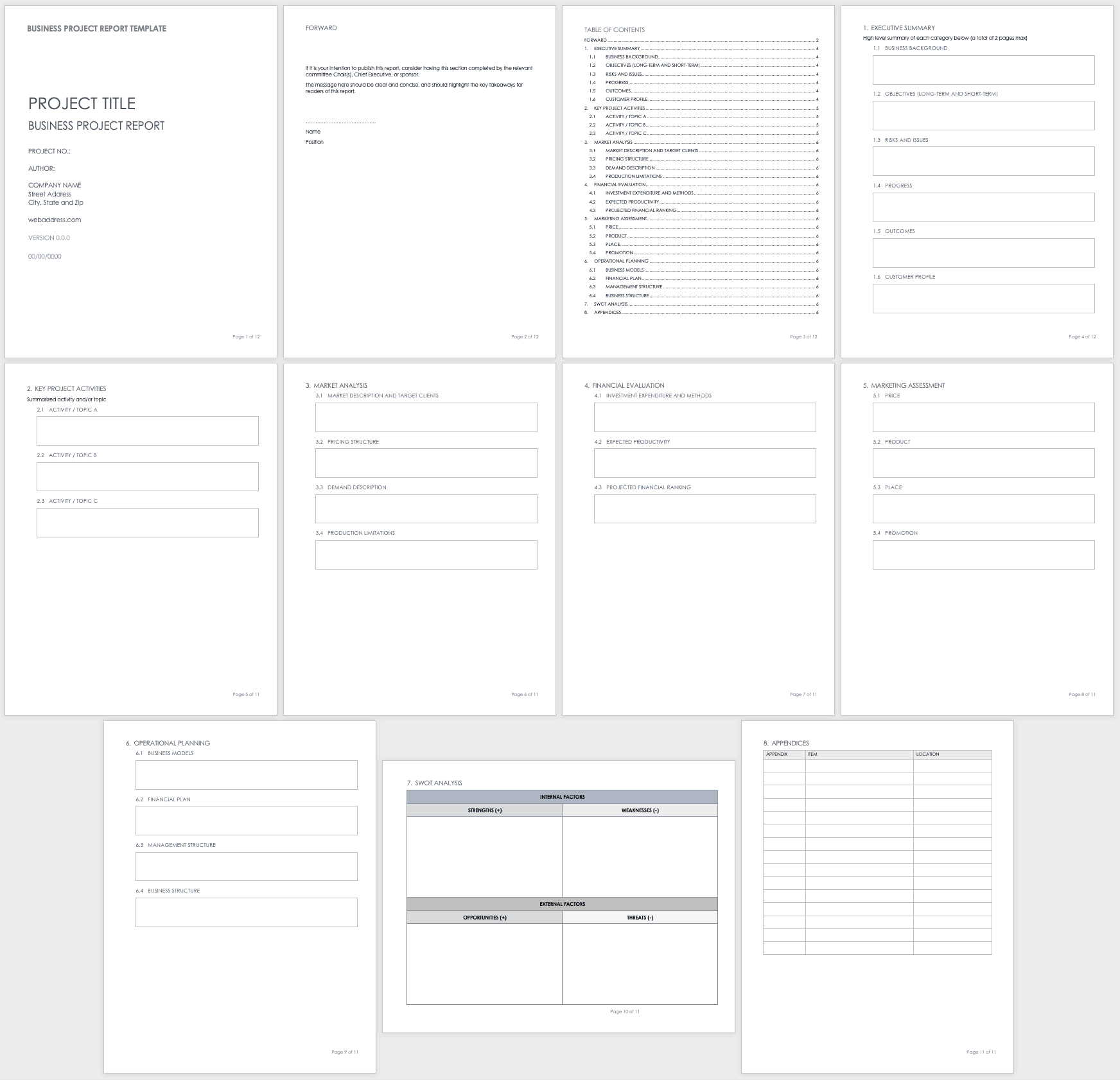 Free Project Report Templates | Smartsheet Throughout Site Visit Report Template Free Download