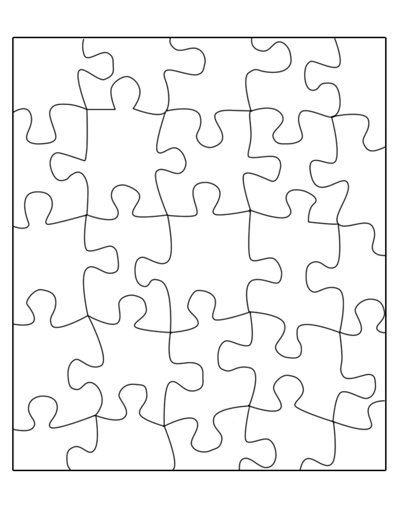 Free Puzzle Template, Download Free Clip Art, Free Clip Art Throughout Blank Jigsaw Piece Template