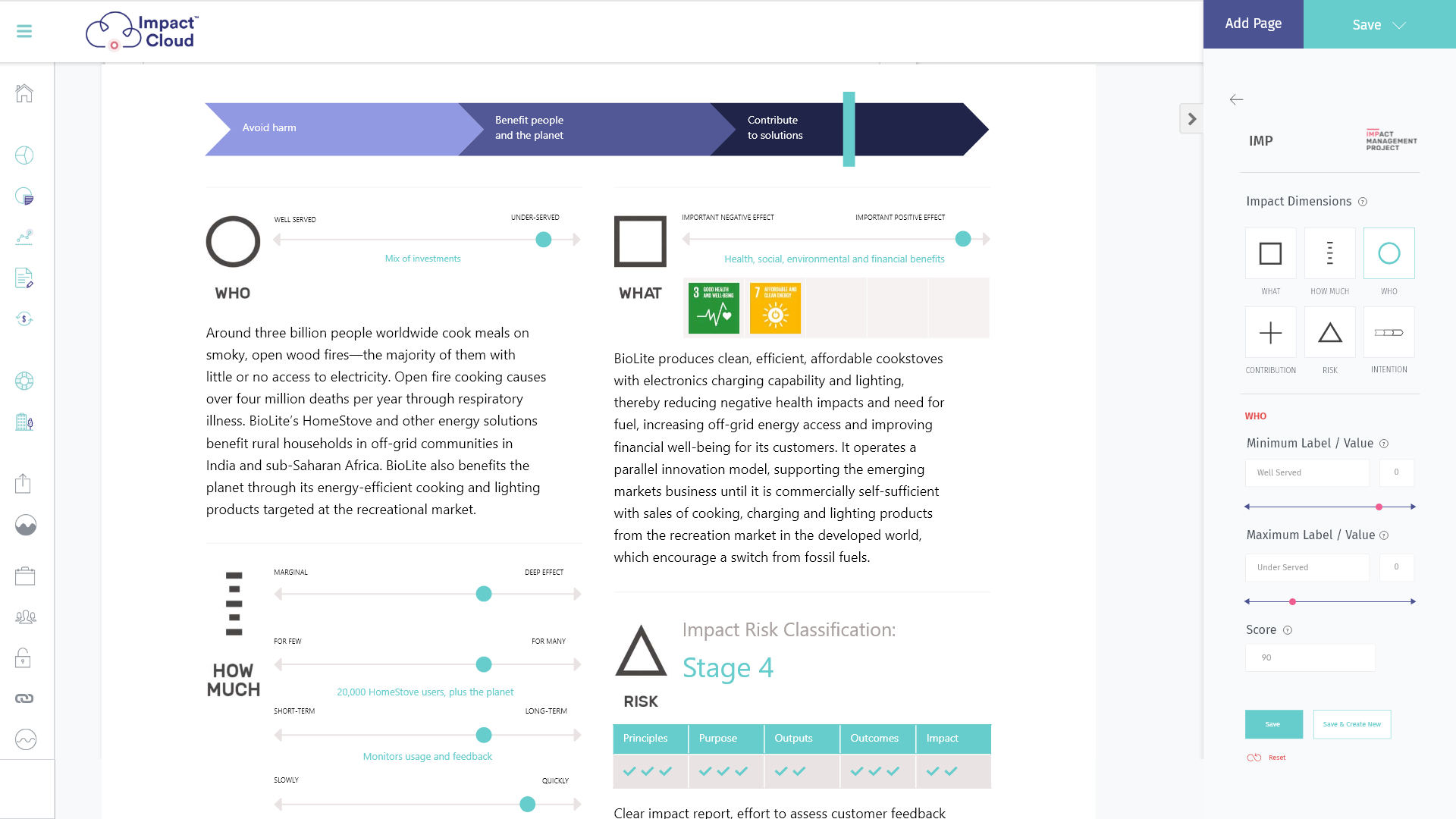 Free Social Impact Report Example & Sustainability Report For Report Builder Templates